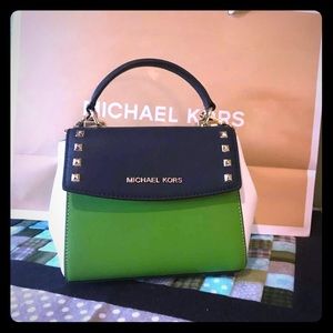 Michael Kira Karla Mini Crossbody- Colorblock